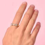 14K Gold Multi-Diamond Ring