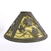 Heintz Art Grapes Boudoir Lamp in Silver and Bronze ca. 1910