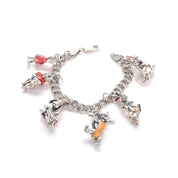 Winnie the Pooh Sterling Silver Charm Bracelet