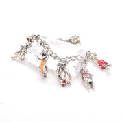 Winnie the Pooh Sterling Silver Charm Bracelet