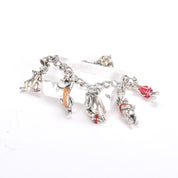 Winnie the Pooh Sterling Silver Charm Bracelet