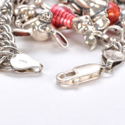 Winnie the Pooh Sterling Silver Charm Bracelet