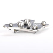 Sigi Pineda Bio-Morphic Silver Brooch