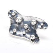 Sigi Pineda Bio-Morphic Silver Brooch