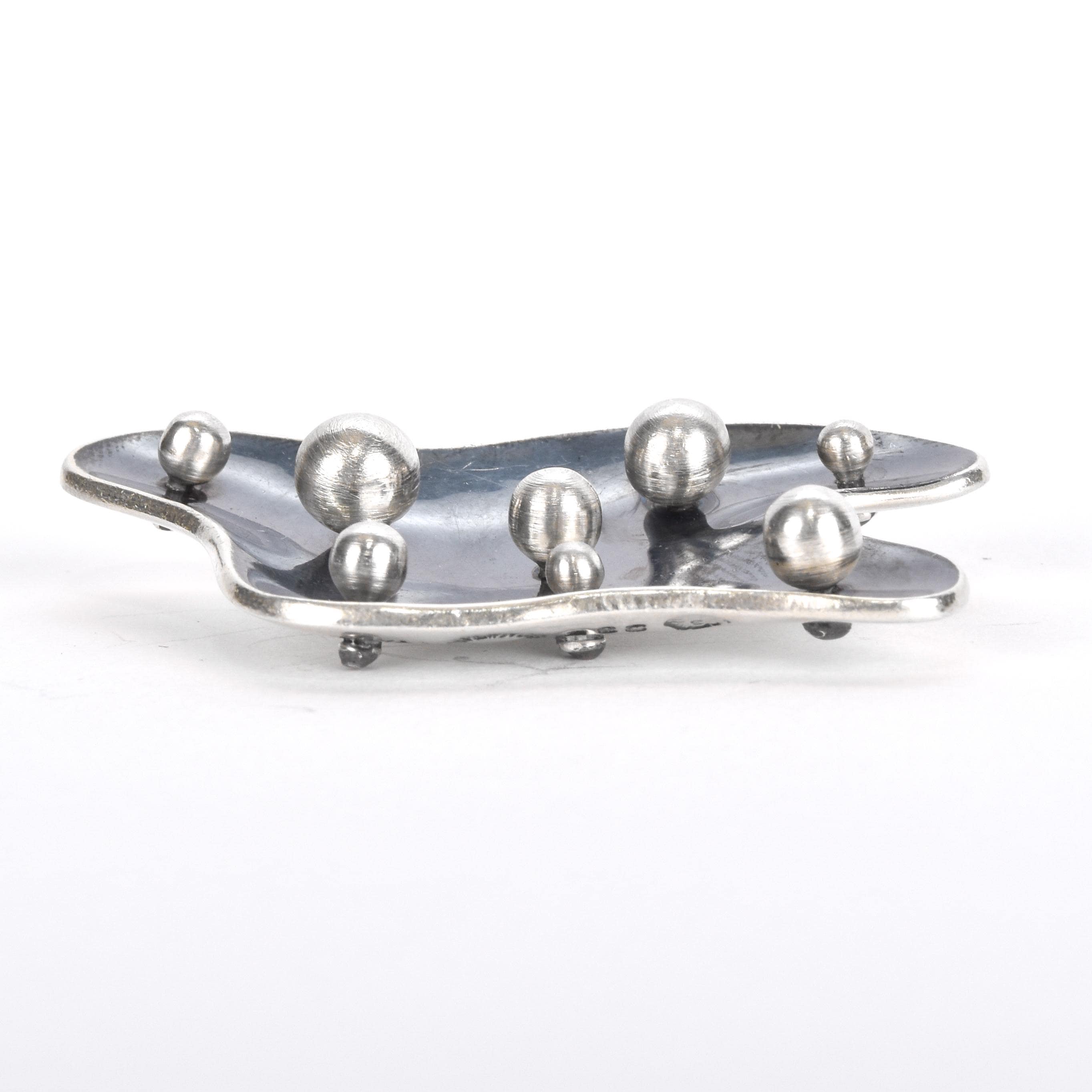 Sigi Pineda Bio-Morphic Silver Brooch