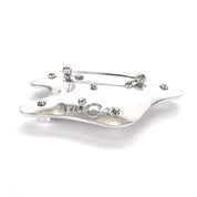 Sigi Pineda Bio-Morphic Silver Brooch