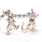 Winnie the Pooh Sterling Silver Charm Bracelet