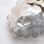 1970s Oscar Betz Multi-Stone Silver Chandelier Earrings