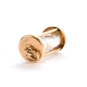 14K Gold Hourglass Pendant