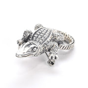 Sterling Silver Alligator Pendant/Brooch