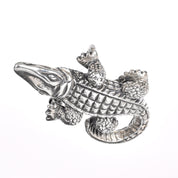 Sterling Silver Alligator Pendant/Brooch