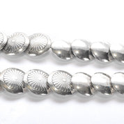 Sterling Silver Southwestern Disk Bead Necklace