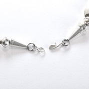 Sterling Silver Southwestern Disk Bead Necklace