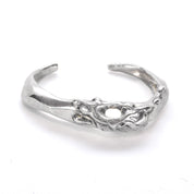 Abstract Modernist Sterling Silver Cuff Bracelet
