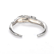Abstract Modernist Sterling Silver Cuff Bracelet