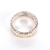 Vintage David Yurman Cable Band in 14K Gold and Sterling Silver