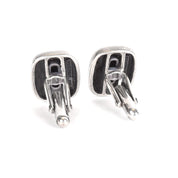 Vintage David Yurman Sterling Silver Cable Cuff Links