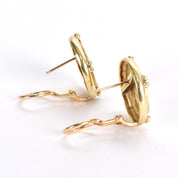 14K Gold Greek Mythology Zeus Stud Earrings