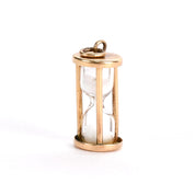 14K Gold Hourglass Pendant