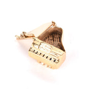14K Gold Piano Articulating Charm
