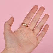 14K Gold Two-Tone Faceted Stacking Bands