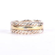 Vintage David Yurman Cable Band in 14K Gold and Sterling Silver