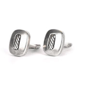 Vintage David Yurman Sterling Silver Cable Cuff Links