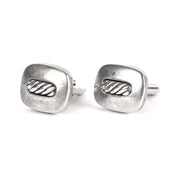 Vintage David Yurman Sterling Silver Cable Cuff Links