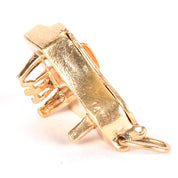 14K Gold Piano Articulating Charm