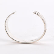 14K Gold and 925 Sterling Silver Navajo Cuff Signed M.M. Rogers