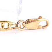 14K Gold Mariner Chain ID Bracelet