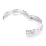 Vintage Tiffany & Co. Limited Edition Silver Scalloped Scale Bangle