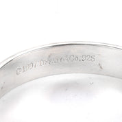 Vintage Tiffany & Co. Limited Edition Silver Scalloped Scale Bangle