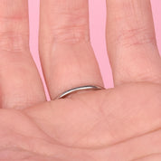 Platinum Brilliant Cut Diamond Two-Baguette Engagement Ring