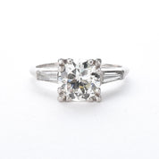 Platinum 1.80 CT Natural Diamond Engagement Ring