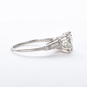 Platinum 1.80 CT Natural Diamond Engagement Ring