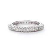 14K White Gold Thirty-Four Diamond Eternity Band