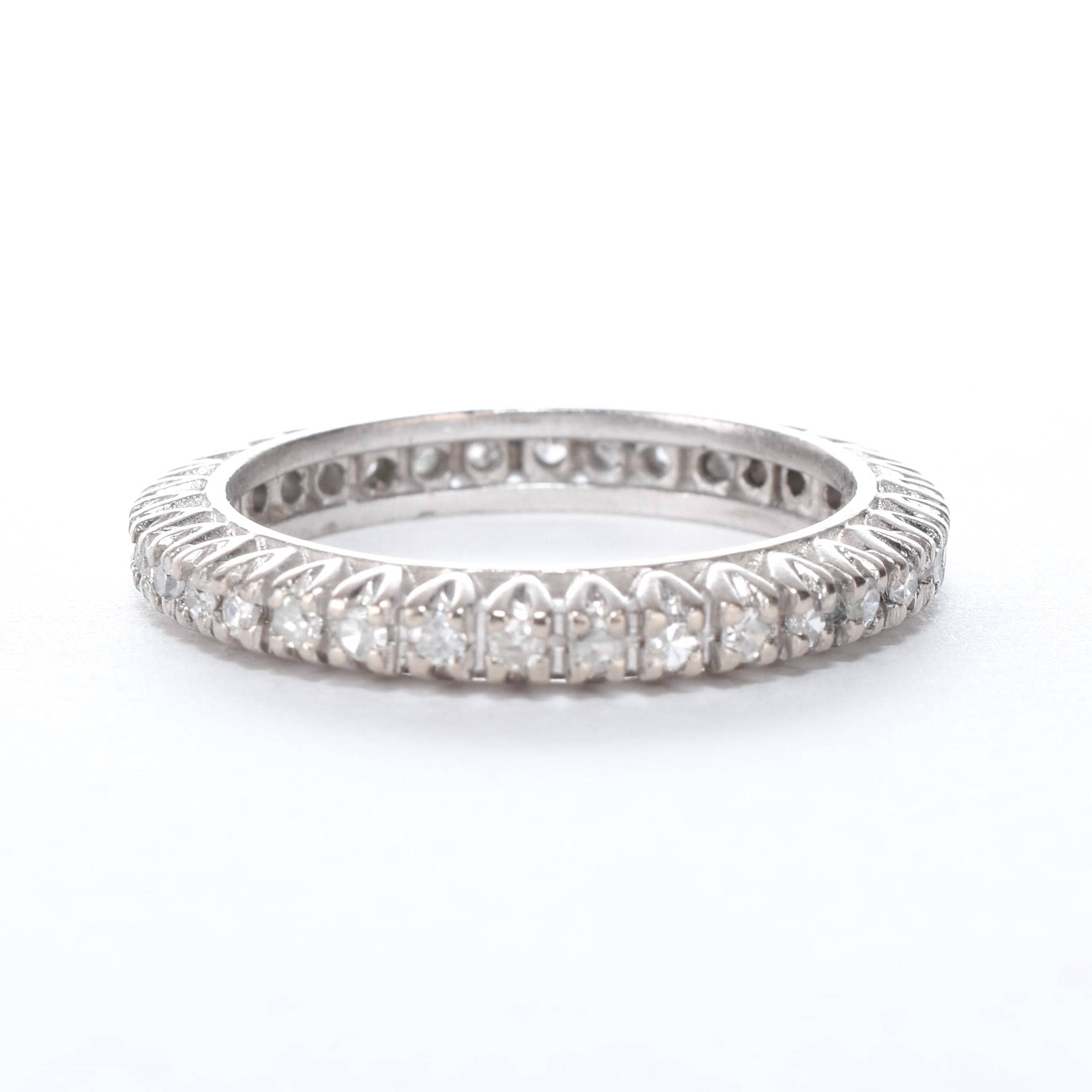 14K White Gold Thirty-Four Diamond Eternity Band