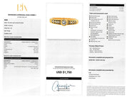 14K Gold Bezel-Set Multi-Diamond Engagement Ring