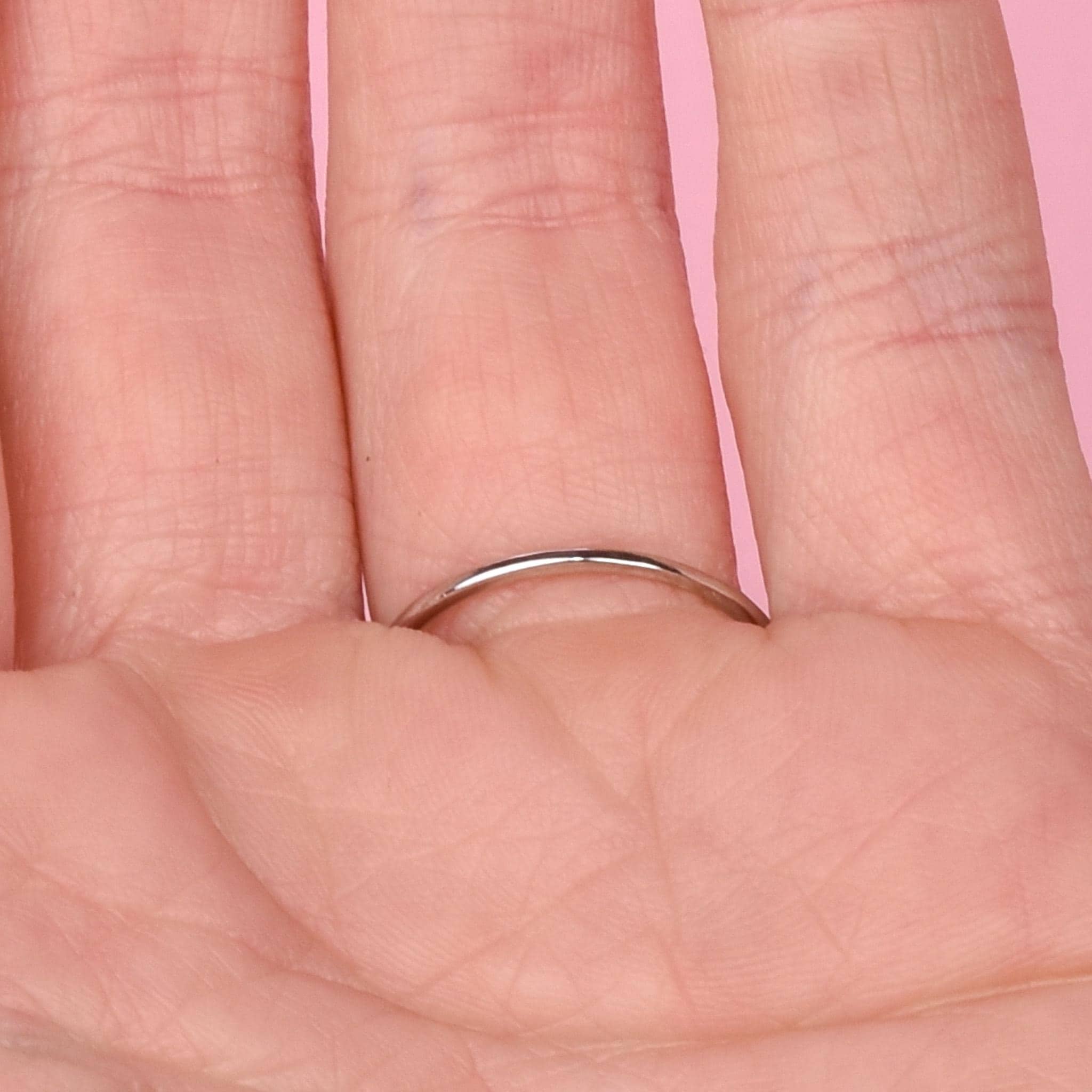 14K White Gold Multi-Diamond Bezel-Set Engagement Ring