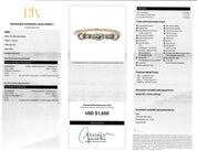 14K White Gold Multi-Diamond Bezel-Set Engagement Ring