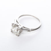 Platinum 1.80 CT Natural Diamond Engagement Ring