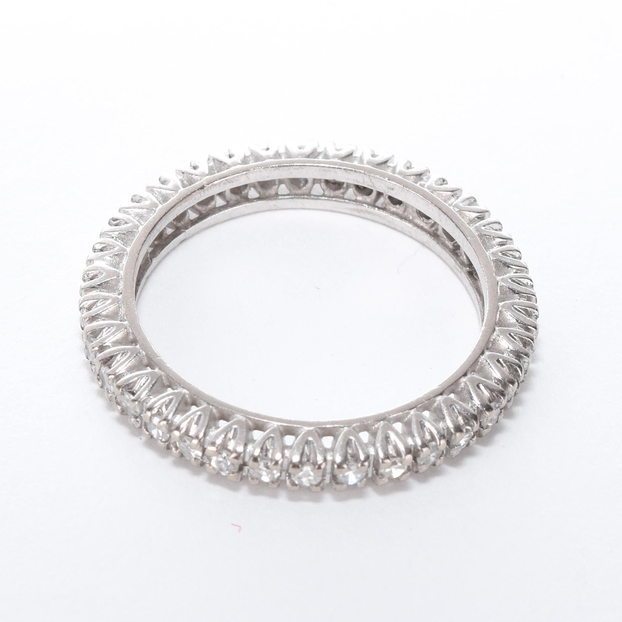 14K White Gold Thirty-Four Diamond Eternity Band