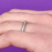 14K White Gold Thirty-Four Diamond Eternity Band