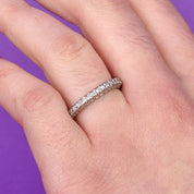 14K White Gold Thirty-Four Diamond Eternity Band