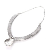 Navajo Sterling Silver and Pink Mother of Pearl Necklace