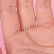 14K Gold Solitaire Natural Diamond Bypass Engagement Ring