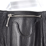 1996 Chrome Hearts Three-Fold Cross Button Wallet with 24" Silver Cross-ball Wallet Chain