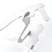 1972 William King Aluminum Puzzle Figure "Event (in 4 Parts)"