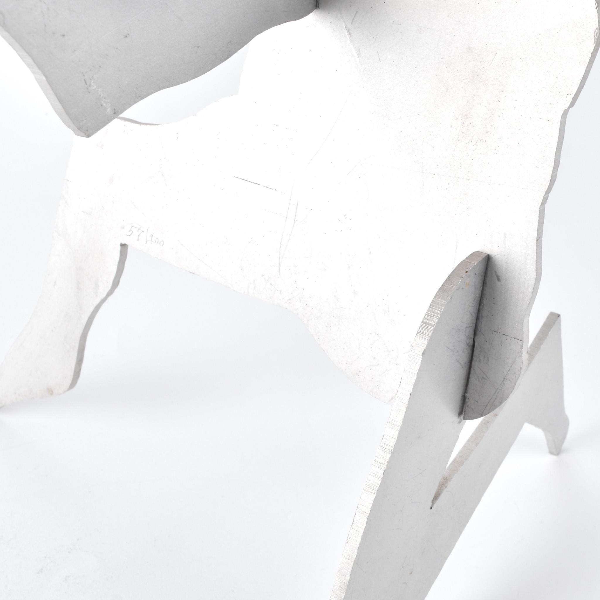 1972 William King Aluminum Puzzle Figure "Event (in 4 Parts)"